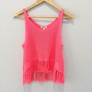 Boho Festival Crocheted Crop Top